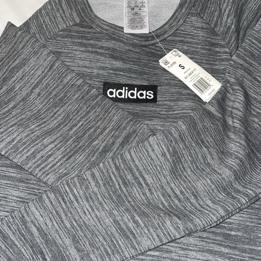 Gray Adidas sweatshirt